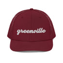 Cursive Greenville SC Richardson 112 Trucker Hat