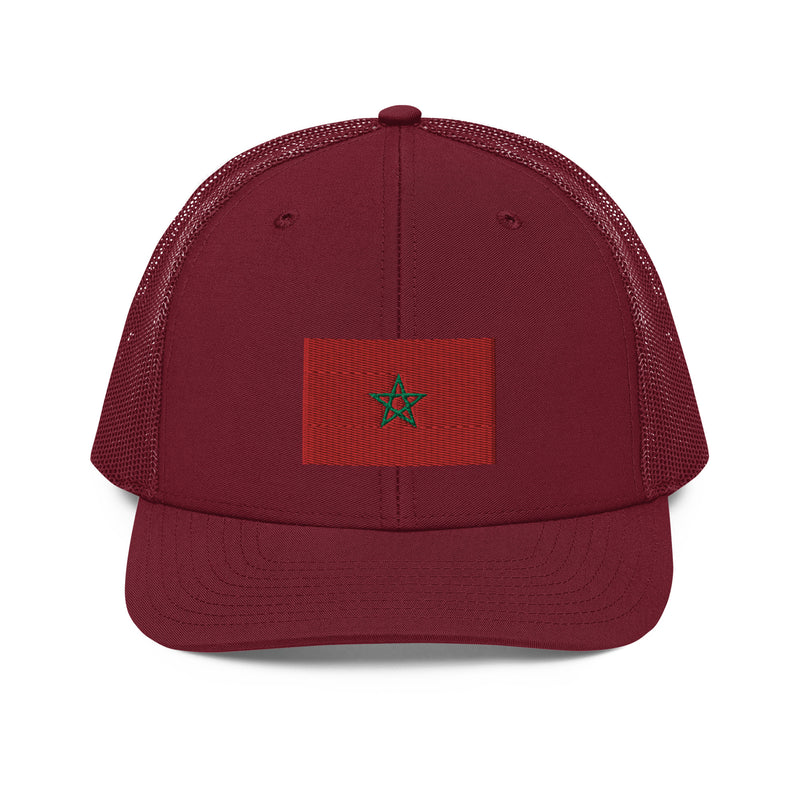 Moroccan Flag Richardson 112 Trucker Hat
