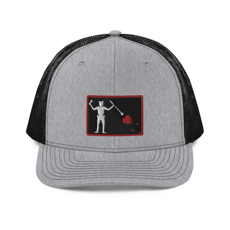 Blackbeard Pirate Flag Richardson Trucker Hat