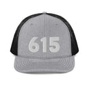 615 Nashville Area Code Richardson Trucker Hat