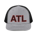 Black & Red ATL Trucker Hat