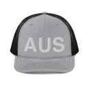 AUS Austin Airport Code Richardson Trucker Hat