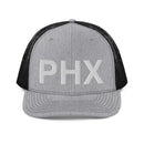 PHX Phoenix Airport Code Richardson Trucker Hat