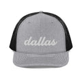 Cursive Dallas TX Richardson Trucker Hat