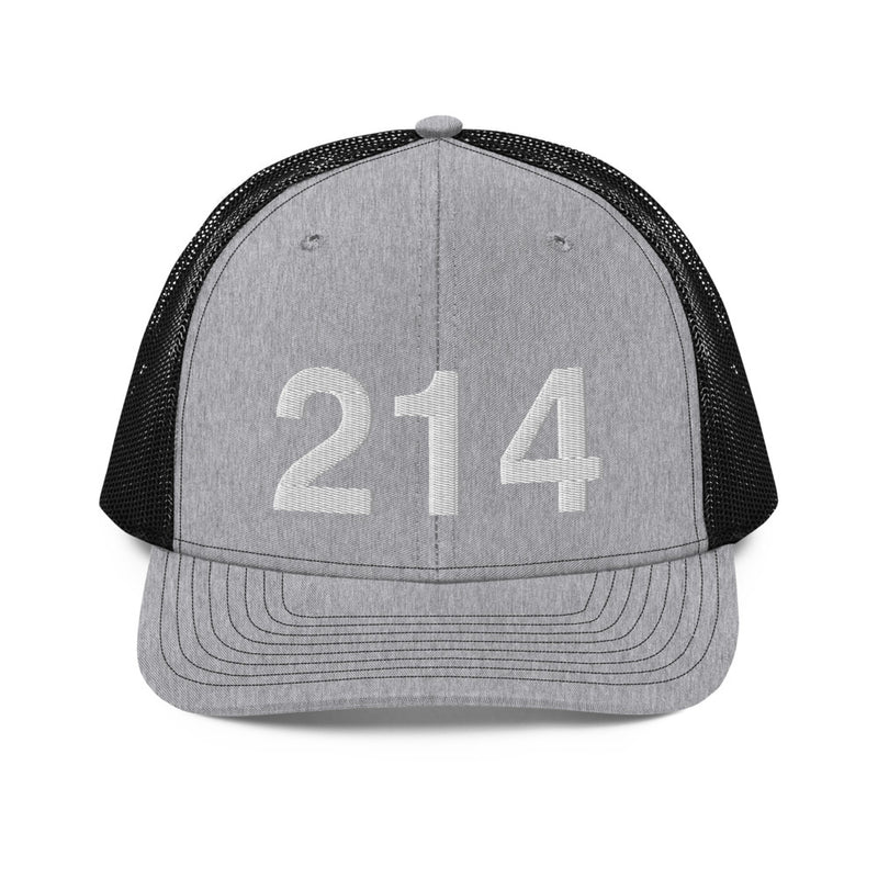 214 Dallas Area Code Richardson Trucker Hat