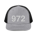 972 Dallas Area Code Richardson Trucker Hat