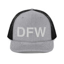 DFW Dallas Fort Worth Airport Code Richardson Trucker Hat