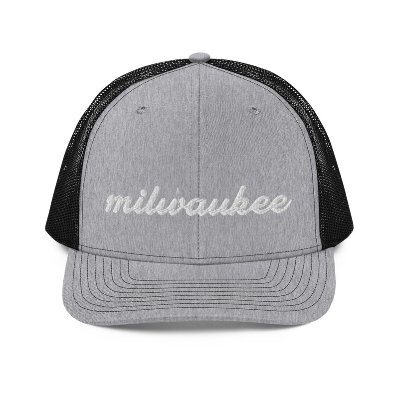 Cursive Milwaukee Richardson 112 Trucker Hat