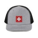Switzerland Flag Richardson 112 Trucker Hat