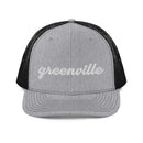 Cursive Greenville SC Richardson 112 Trucker Hat
