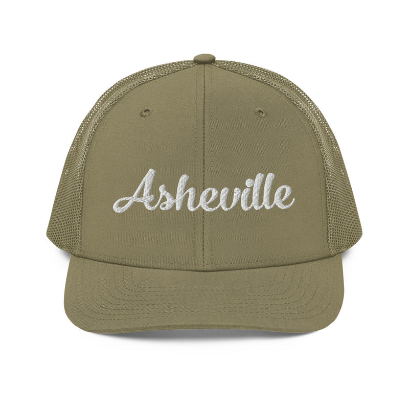 Script Asheville NC Richardson 112 Trucker Hat