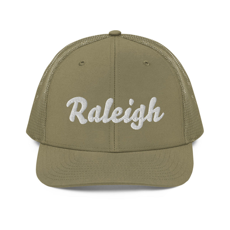 Script Raleigh NC Richardson 112 Trucker Hat