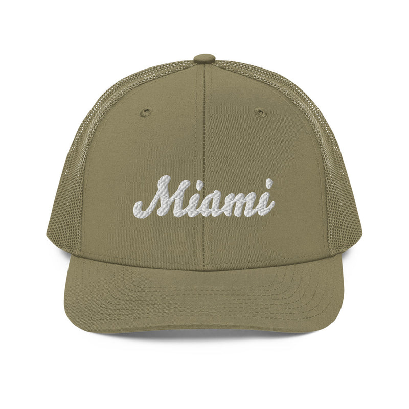 Script Miami FL Trucker Hat