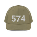 574 South Bend IN Area Code Richardson 112 Trucker Hat
