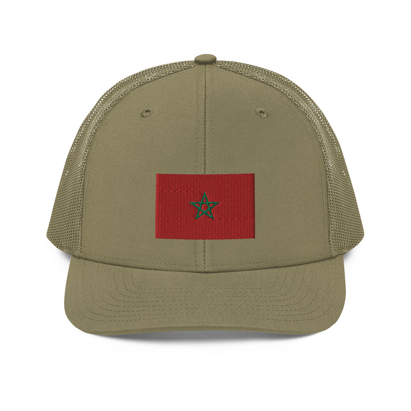 Moroccan Flag Richardson 112 Trucker Hat