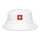 Switzerland Flag Terry Cloth Bucket Hat