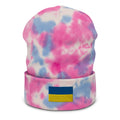 Flag of Ukraine Tie Dye Beanie