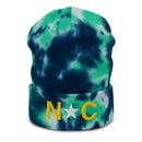 North Carolina Flag Tie Dye Beanie