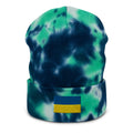 Flag of Ukraine Tie Dye Beanie