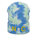North Carolina Flag Tie Dye Beanie