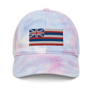 Hawaii Flag Tie Dye Dad Hat