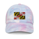 Maryland Flag Tie Dye Dad Hat