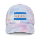 Chicago Flag Tie Dye Dad Hat