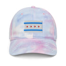 Chicago Flag Tie Dye Dad Hat
