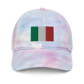 Italy Flag Tie Dye Dad Hat