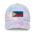 Philippines Flag Tie Dye Dad Hat