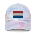 Netherlands Flag Tie Dye Dad Hat