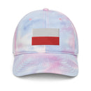 Poland Flag Tie Dye Dad Hat
