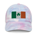 Shamrock Ireland Flag Tie Dye Dad Hat