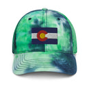 Colorado Flag Tie Dye Dad Hat