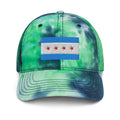 Chicago Flag Tie Dye Dad Hat