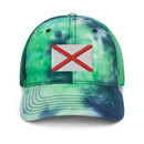 Alabama Flag Tie Dye Dad Hat