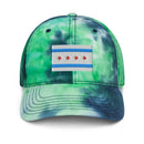 Chicago Flag Tie Dye Dad Hat