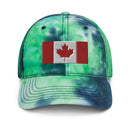 Canada Flag Tie Dye Dad Hat