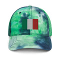 Italy Flag Tie Dye Dad Hat