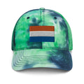 Netherlands Orange Stripe Flag Tie Dye Dad Hat