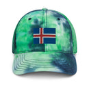 Iceland Flag Tie Dye Dad Hat