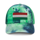Hungary Flag Tie Dye Dad Hat