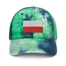 Poland Flag Tie Dye Dad Hat
