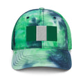 Nigeria Flag Tie Dye Dad Hat