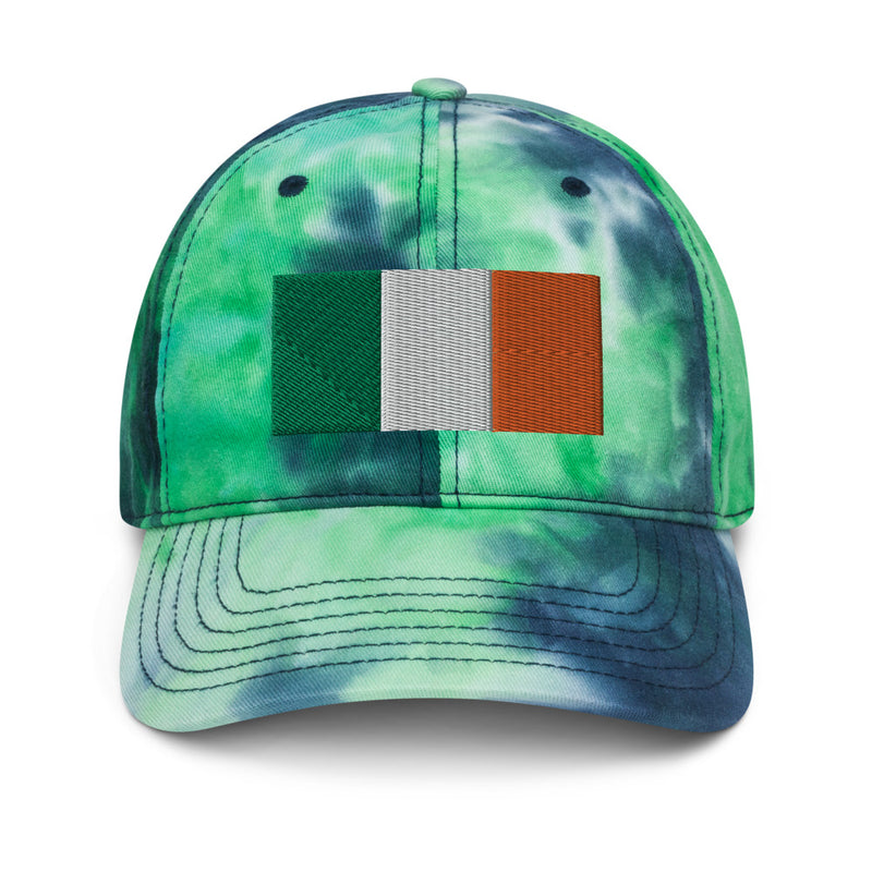 Ireland Flag Tie Dye Dad Hat