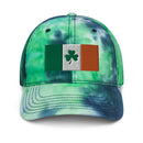 Shamrock Ireland Flag Tie Dye Dad Hat