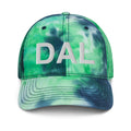 DAL Dallas Airport Code Tie Dye Dad Hat