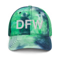 DFW Dallas Fort Worth Airport Code Tie Dye Dad Hat