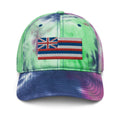 Hawaii Flag Tie Dye Dad Hat