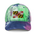 Maryland Flag Tie Dye Dad Hat
